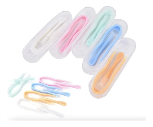 Imagen 7 de 7 de Estuche Kit Con Pinza Y Aplicador Para Lentes De Contacto