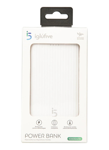 Cargador Portatil Powerbank Celular Usb 10000 Mah Iglufive 