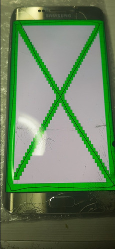 Modulo Pantalla Samsung S6 Edge Plus G928f Original Detalle (Usado)