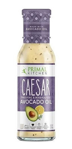 Aderezo Cesar Con Aceite De Aguacate Primal Kitchen 237ml Se