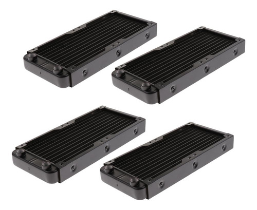 4x Computador Alumínio Radiador Água Cooling Para Cpu