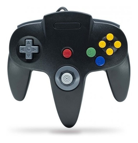 Control Para Nintendo 64 N64 De Paquete Ttx Tech Negro Black