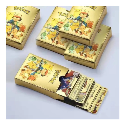 Cartas  Pokémon Metalizadas Coleccionables X54