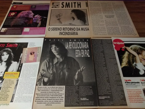 (h086) Patti Smith * Clippings Revista 7 Pgs