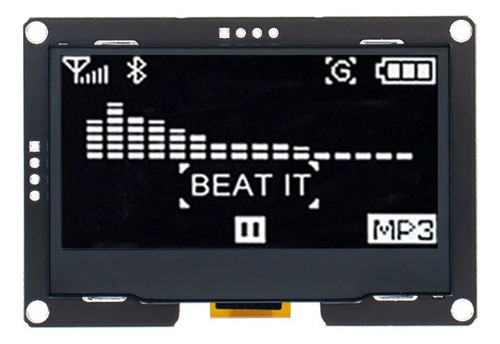 Display Oled Blanco I2c 2.4 Pulgadas 128x64 Ssd1309