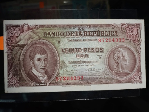 5cu Lote De Billetes Antiguos De Colombia. Nuevos!