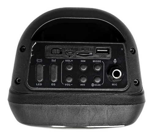 Caixa Som Portatil Amplificada Bluetooth Entrada Instrumento