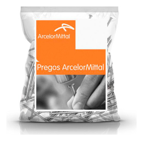 Prego 13x15 Com Cabeça Polido 1kg - Arcelor Mittal