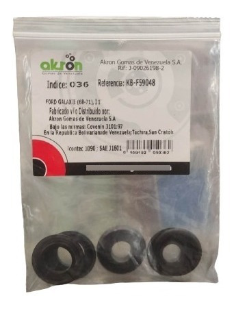 Kit Gomas Bomba Frenos Ford Galaxie (68-71) Ø 1