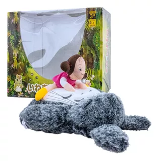 Peluche Vecino Totoro Dormilón Suave Panza Inflable Sonido