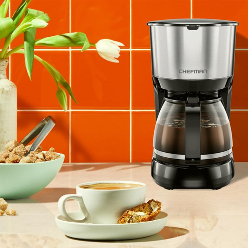 Chefman Cafetera Programable De 1l, Cafetera Eléctrica,