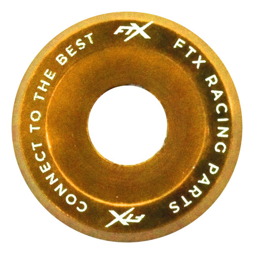 Arandelas Aluminio Moto Auto Atv Ftx 6mm M6 X10u Gold