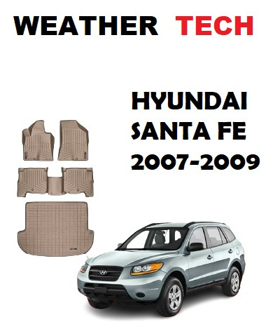 Alfombras Weather Tech Hyundai Santa Fe 2007-2009