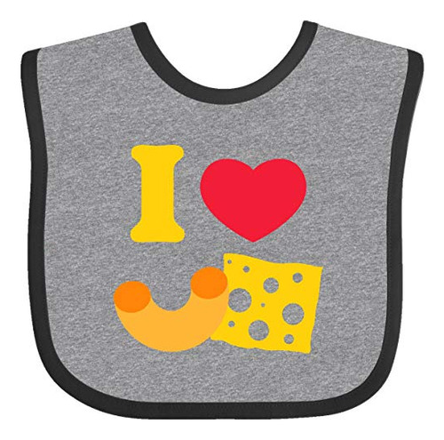 Baberos Para Bebé Inktastic I Heart Mac And Cheese Baby Bib 