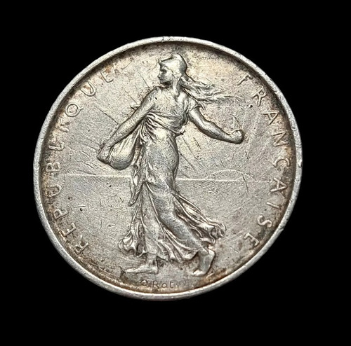 Moneda Francia 5 Francos, 1968 Plata 0.835 Km# 926 - 826
