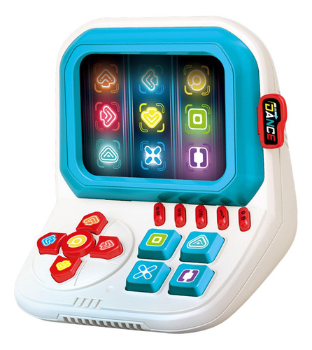 Consola De Juegos De Baile Con Dedos, Minijuegos Arcade Azul
