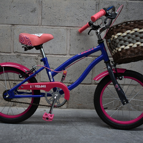 Bicicleta Veloci Usada Heart Beat R16 Azul