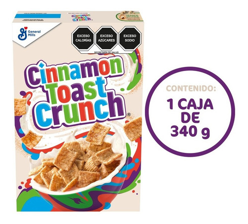 Cereal Nestlé Cinnamon Toast Crunch Con Sabor A Canela 340g