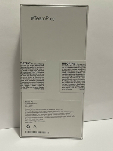 Imagen 3 de 3 de Nuevo Google Pixel 6 Pro