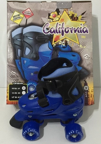 Patines 4 Ruedas Ninos Bota Exten California Nuevo Bigshop