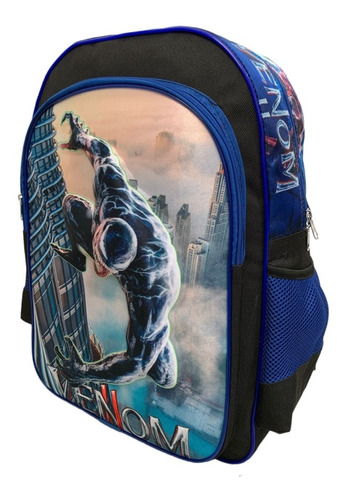 Mochila Venom 3d Escolar Primaria M-56 Envio Gratis