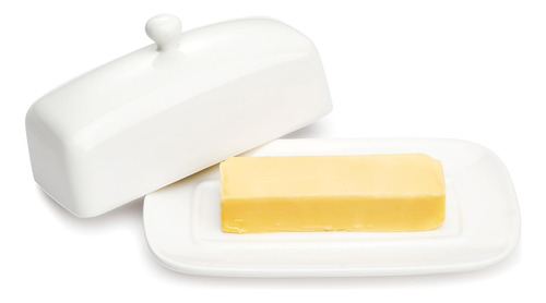 Mantequillera De Porcelana Con Tapa