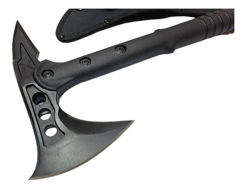Imagen 2 de 5 de Hacha Táctica Tomahawk Con Pico Funda Nf5874