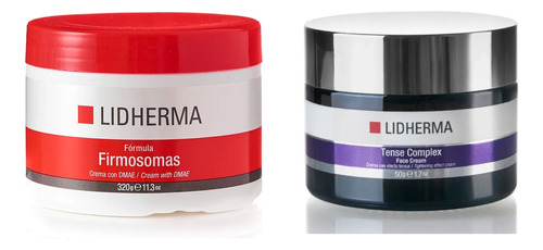 Kit Tense Complex Face Cream + Firmosomas Con Dmae Lidherma 