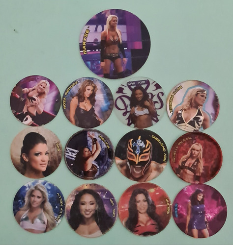 Tazos Divas Wwe Sabritas