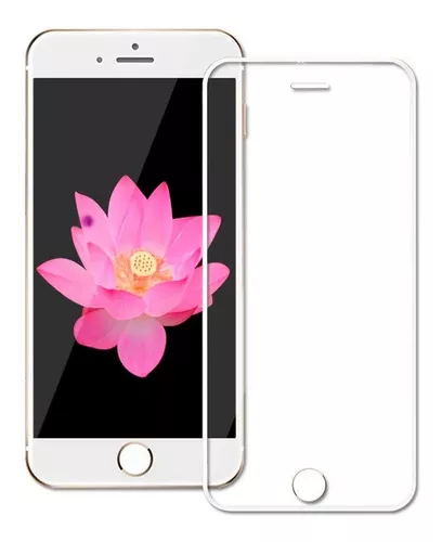 PROTECTOR DE PANTALLA CURVO 5D CRISTAL TEMPLADO PARA IPHONE 8 PLUS 5,5  BLANCO