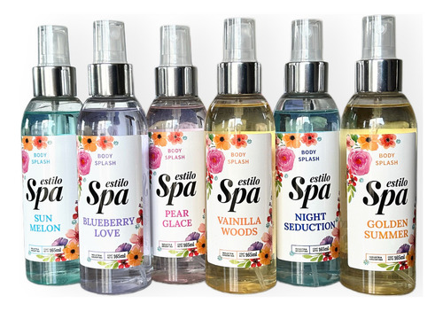 Body Splash Sun Melon Estilo Spa Locion 165 Ml X1 Perfume