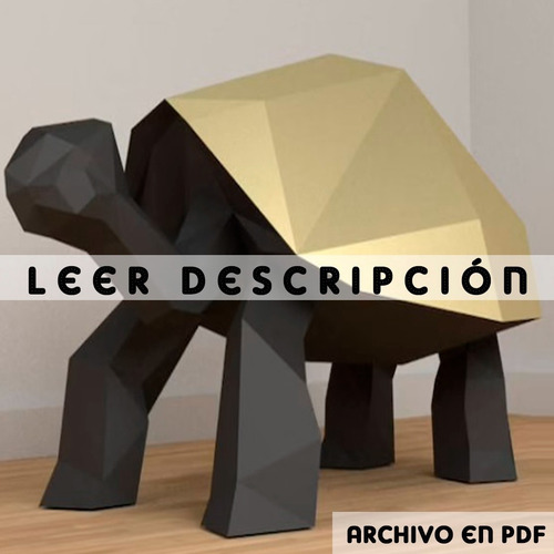 Papercraft Para Armar Tortuga Terrestre Cuerpo Completo