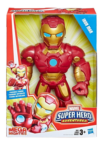 Iron Man Marvel Super Hero Adventures Mega Mighties Hasbro