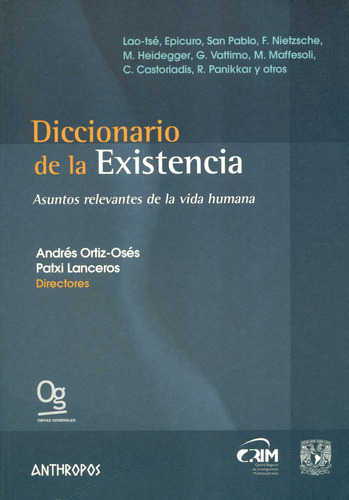 Libro Diccionario De La Existencia