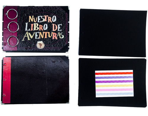 Album De Up, Mi Libro De Aventuras ( 100 Hojas Negras)