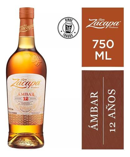 Ron Zacapa Ámbar 12 Años 750ml