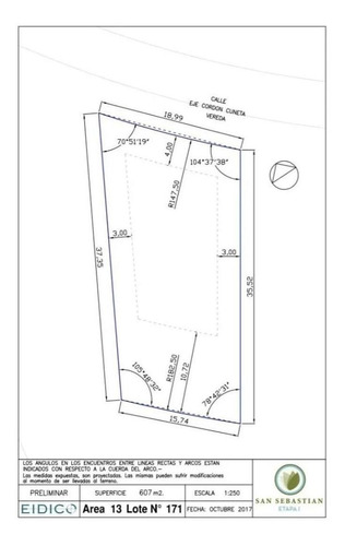 Imagen 2 de 6 de Lote En Venta San Sebastian Area 13