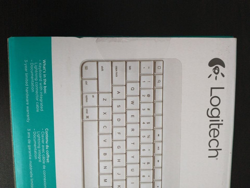 Logitech Teclado Con Cable Connector Lightning Apple iPad