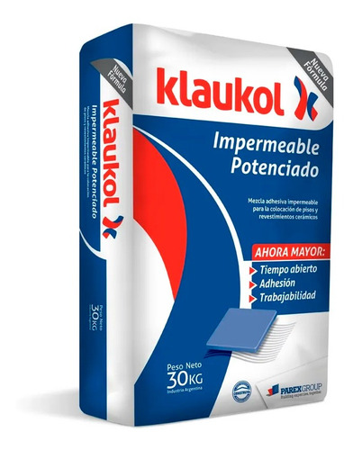 Pegamento Klaukol Impermeable Potenciado 30 Kgs