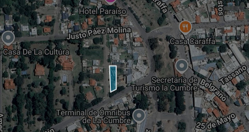 Lote Esquina En Av San Martin Y Ruznack La Cumbre