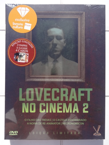 Dvd Box Lovecraft No Cinema 2 Digistack Com Cards Lacrado 