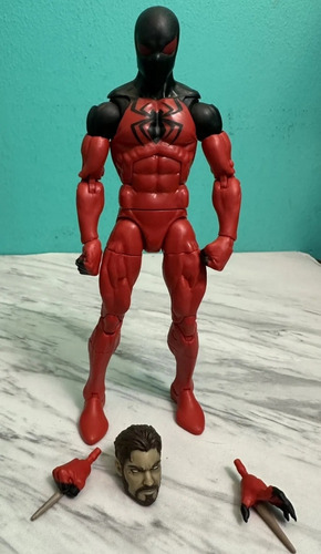 Marvel Legends Series Sp/dr Spider Scarlet Kaine Loose Compl