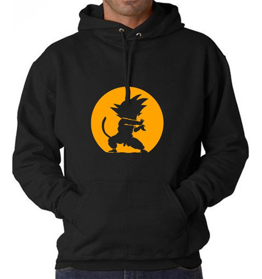 Buzo Buso Saco Hoodies Negro De Goku Silueta | Cuotas sin interés Buzo Buso Saco Hoodies Negro De Goku Silueta | Cuotas sin interés