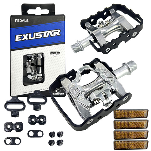 Pedales Mtb Exustar Doble Proposito Spd