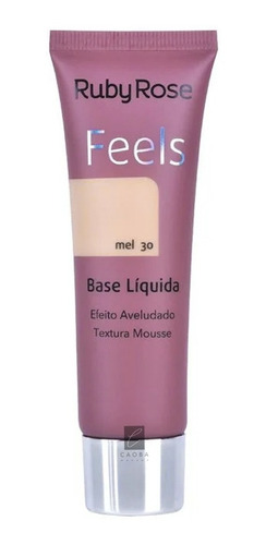 Base Líquida Feels De Ruby Rose Original Caobamakeup