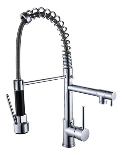 Grifo Mezclador De Lavabo Con Rociador De Electrochapado
