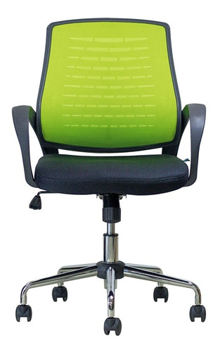 Silla Ejecutiva Dinamic Color Negro Azul Verde Naranja 