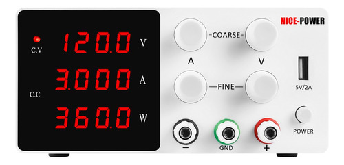 Led De Alta Precisión De 120 V, 3 A, Fuente De Alimentación
