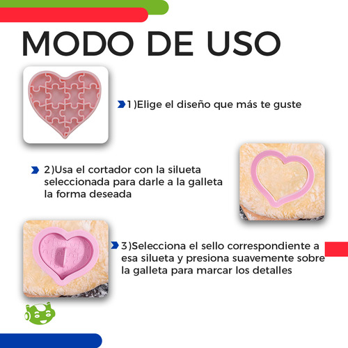 6 Sellos Para Galletas Texturizadores Cortadores Reposteria