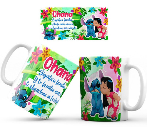 Mug  Taza Amistad Stich Regalo San Valentin Parejas 01